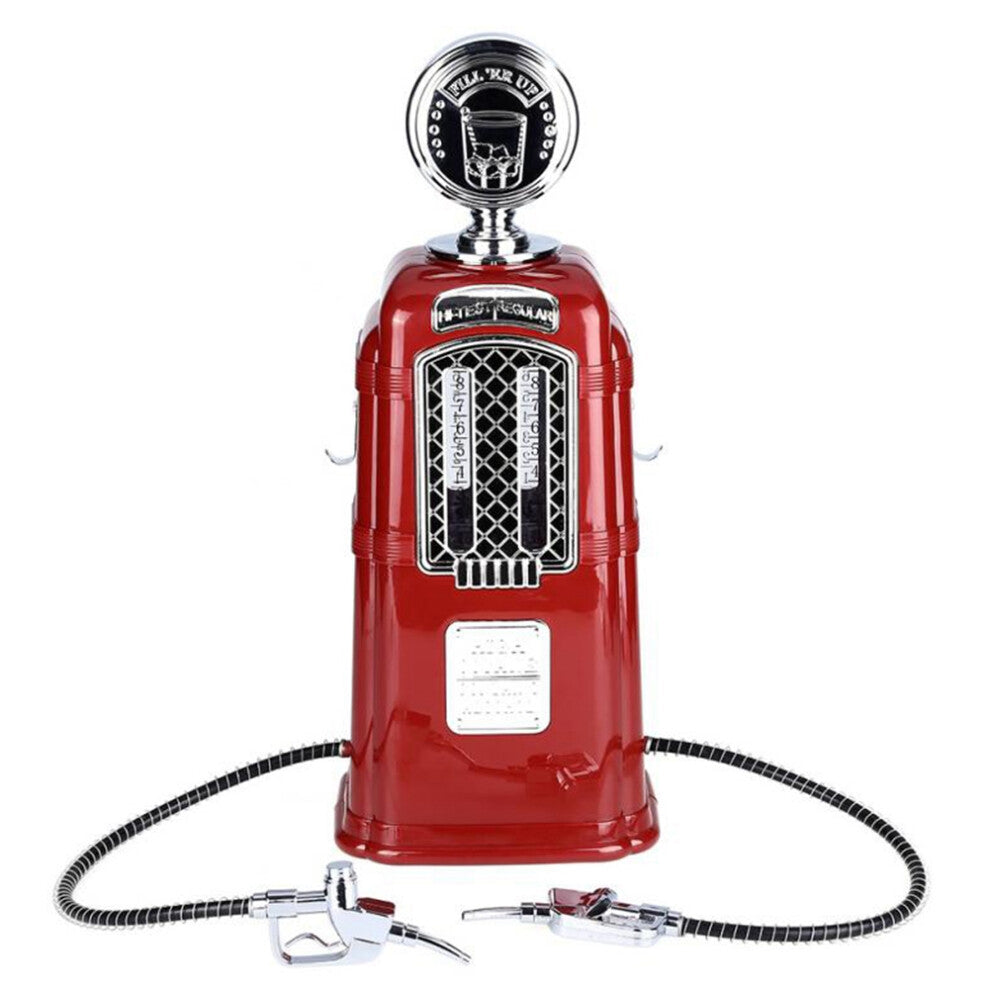 Double Head Liquor Pump Gas Station Beer Dispenser Liquid Soft Drink Beverage Machine Bar Tools Red