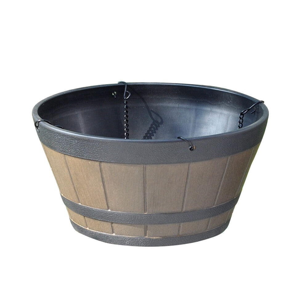 Flower Pot Plant Flowerpot Resin Hanging Rope Hanger Basket Outdoor Home Garden Balcony Decor Planter