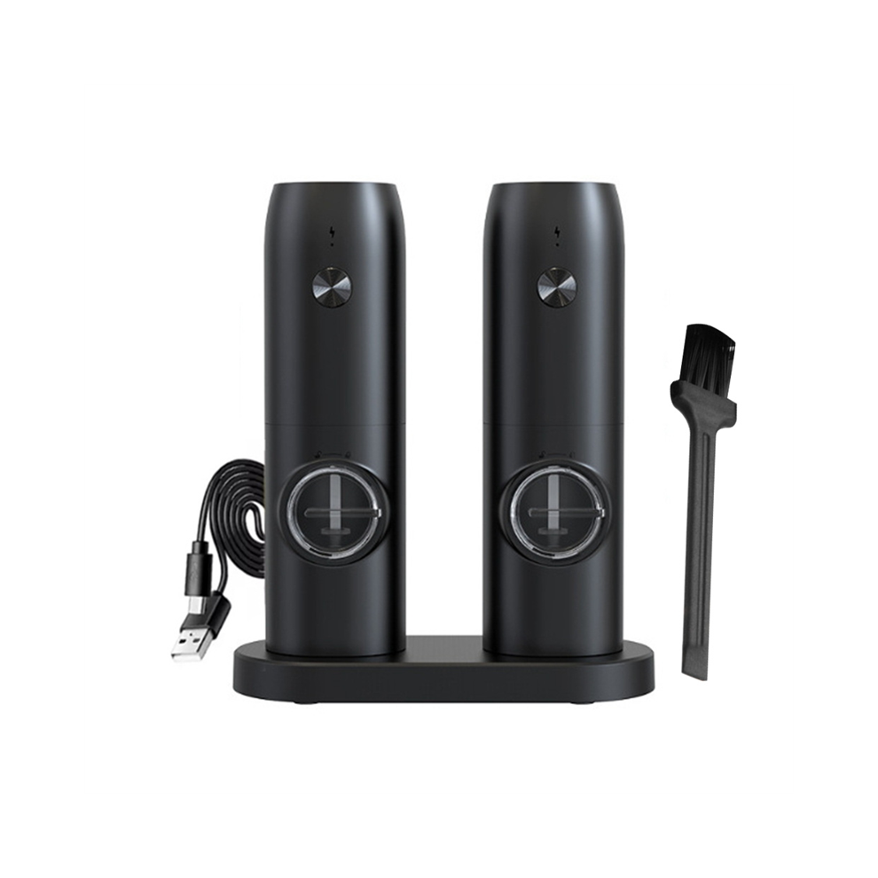 Electric Grinder Mini Salt Pepper and Set Of 2 USB Rechargeable