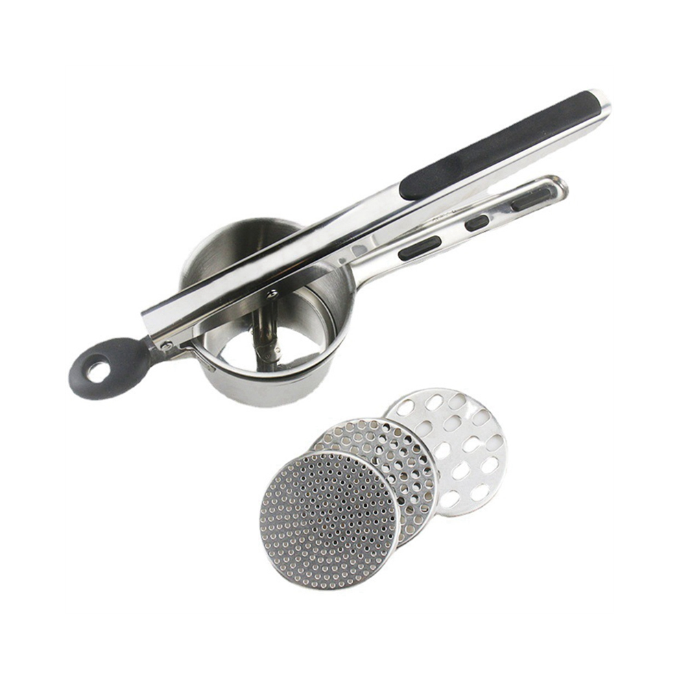 Potato Blender, Spaghetti Making Machine with 3 Interchangeable Discs for Mashed Potatoes, Pasta