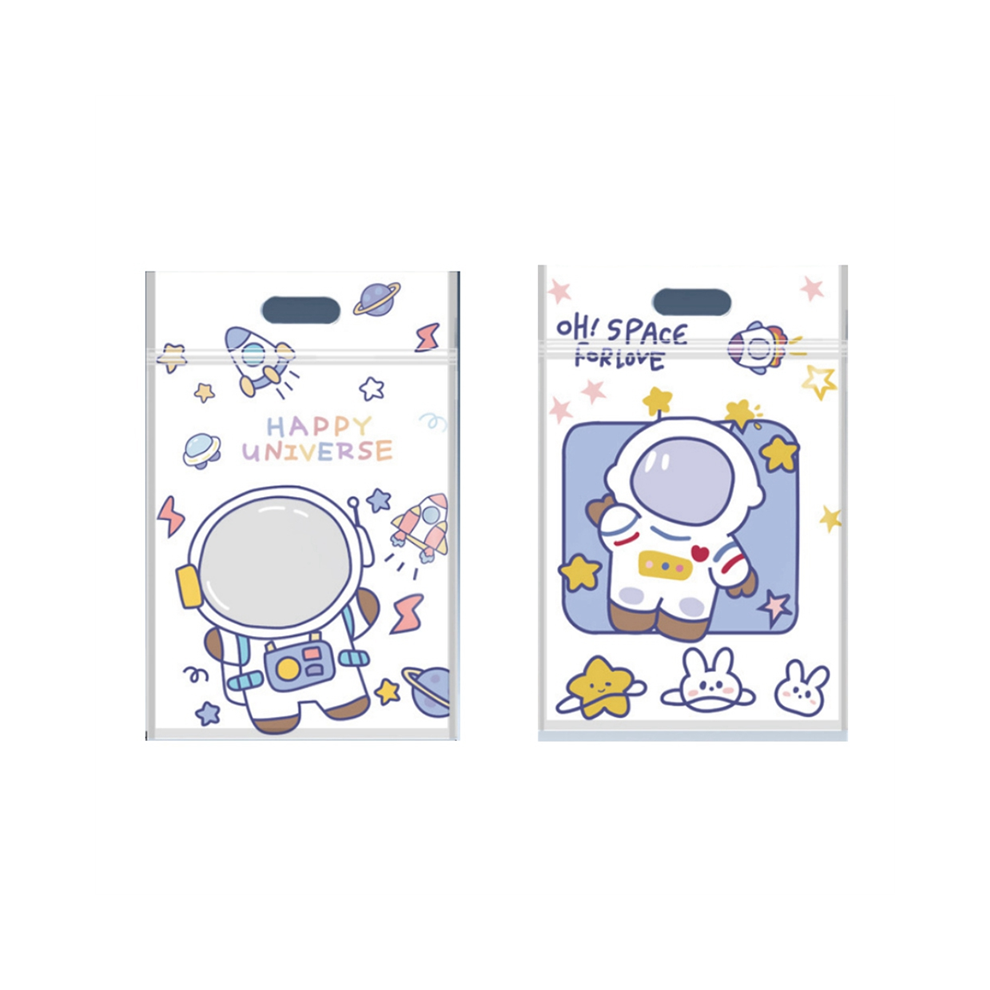 50 Cute Astronaut Party Decoration Travel Theme Zipper Closure Bag Food Birthday Candy Wedding