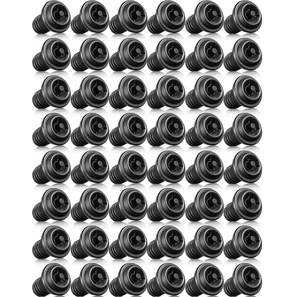 Wine Stopper Resealable Pump Vacuum Stoppers Silicone Saver (48 Pieces)