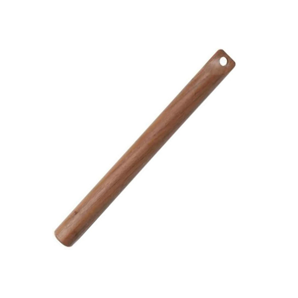 Black Walnut Wood Rolling Pin Perforated Solid Baking Dumpling Sticks Kitchen Tool for Pie Pastry