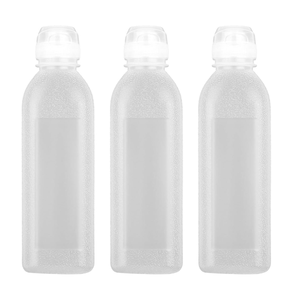 Condiment Squeeze Bottles, Bottles for Sauces, Olive Oil Dispenser, Ketchup 3-Pack 17 Oz (500ML)