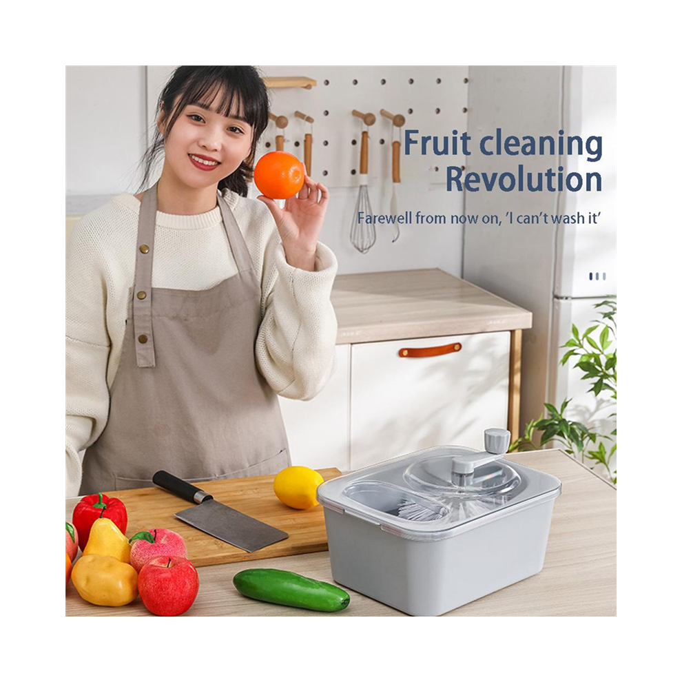 Fruits Vegetables Dehydrator Dryer Salad Spinner Cleaner Basket Wash Fruit Washer Clean Machine