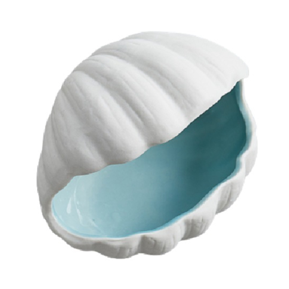 Ceramic Jewelry Storage Tray Desktop Ornaments Earrings Rings Bracelets Display Plate 12x10x10cm