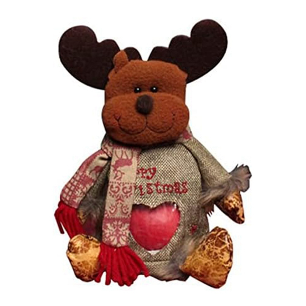 Christmas Bags Cute 3D Decor Gift Bag Xmas Favor Decorations for Holiday Wrapping Biscuit Presents