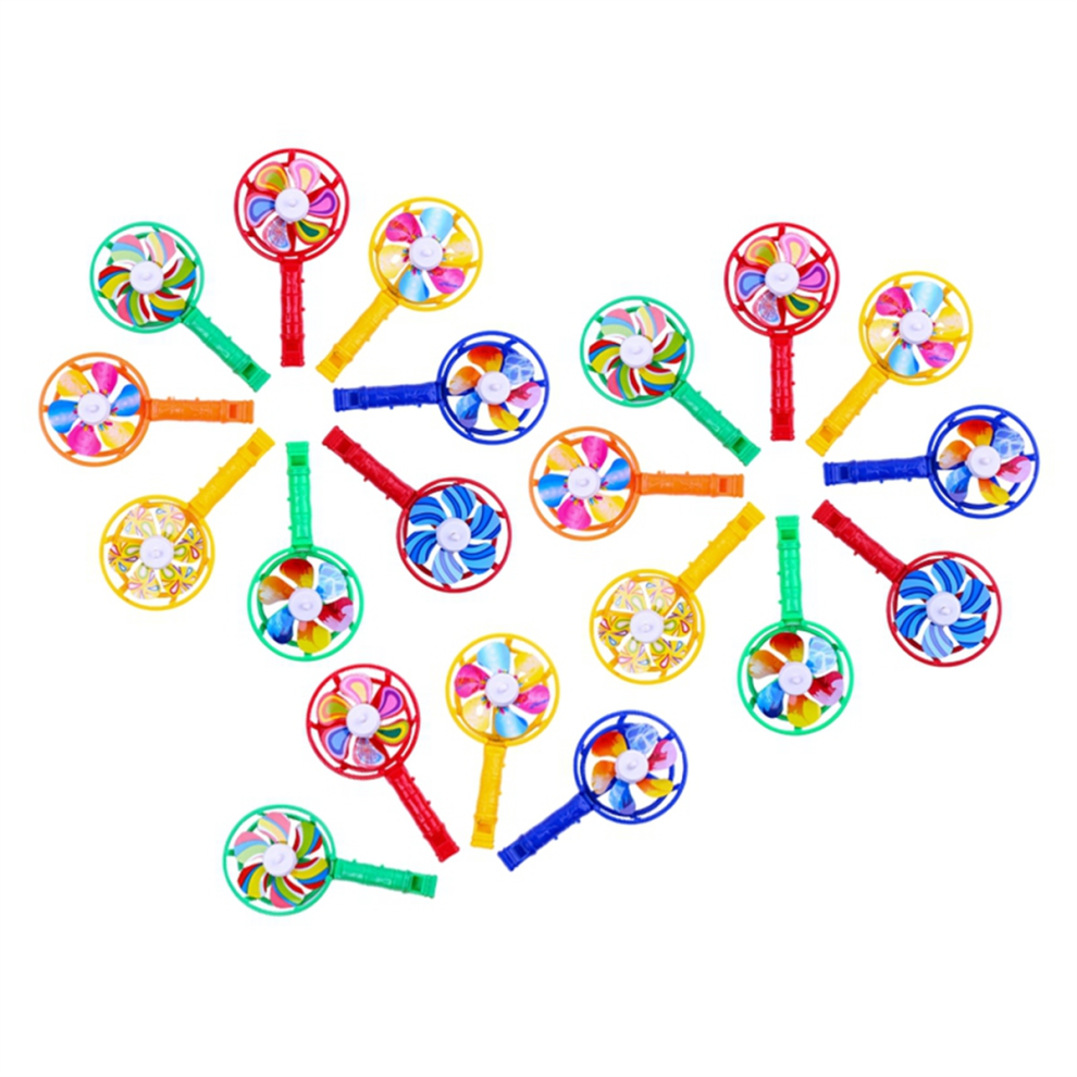 20 Pcs Kids Party Favors Bulk Toys Gift Whistle Windmill Small Toy Carnival Prizes Boys Girls Birthday