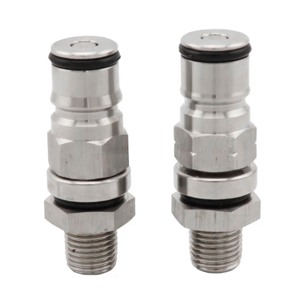 For Ball Lock Post Air Inlet and Outlet Valve, 1-4Bsp Extended Thread, Can Be Equipped with Co2 Splitter Craft Beer