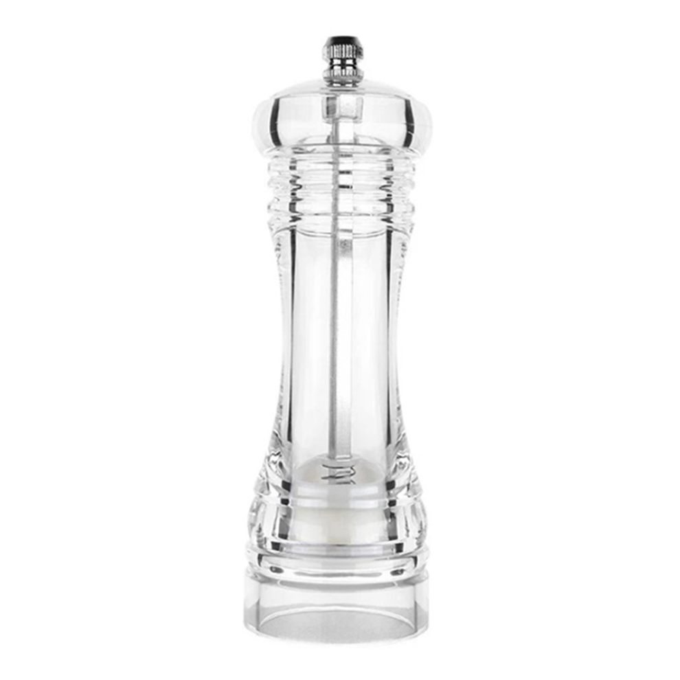 Pepper Grinder-Acrylic Salt and Shakers Adjustable Coarseness By Ceramic Rotor Kitchen Accessories L