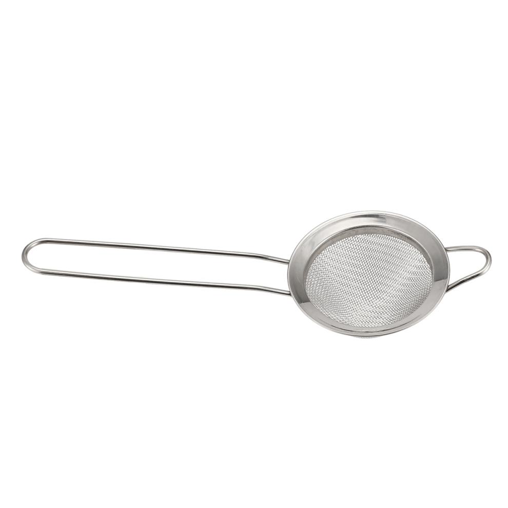 Stainless Steel Small Strainer Fine Mesh Strainer, Mini Cocktail for Cocktails Tea Herbs Coffee & Drinks