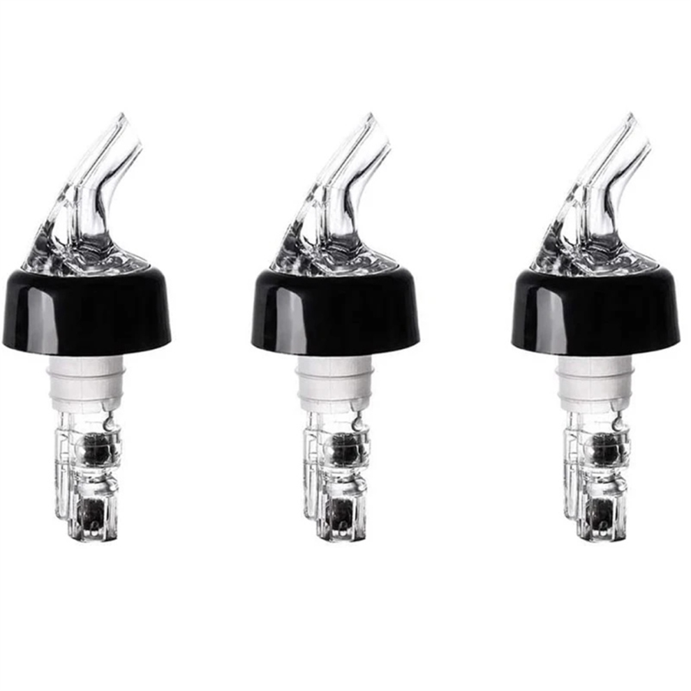 3PCS 30ml Plastic Liquor Pourer Olive Oil Wine Bottle Pour Spout Plug Stopper Cork Dispenser Leakproof