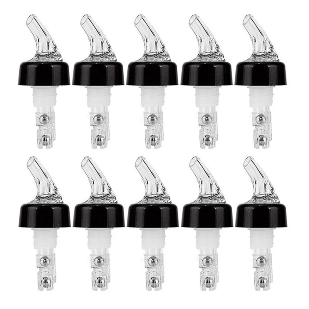 10PCS 30ml Plastic Liquor Pourer Olive Oil Wine Bottle Pour Spout Plug Stopper Cork Dispenser Leakproof