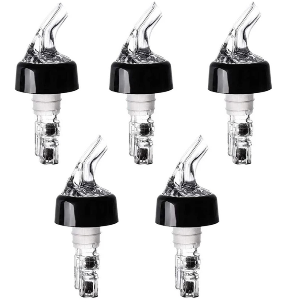 5PCS 30ml Plastic Liquor Pourer Olive Oil Wine Bottle Pour Spout Plug Stopper Cork Dispenser Leakproof