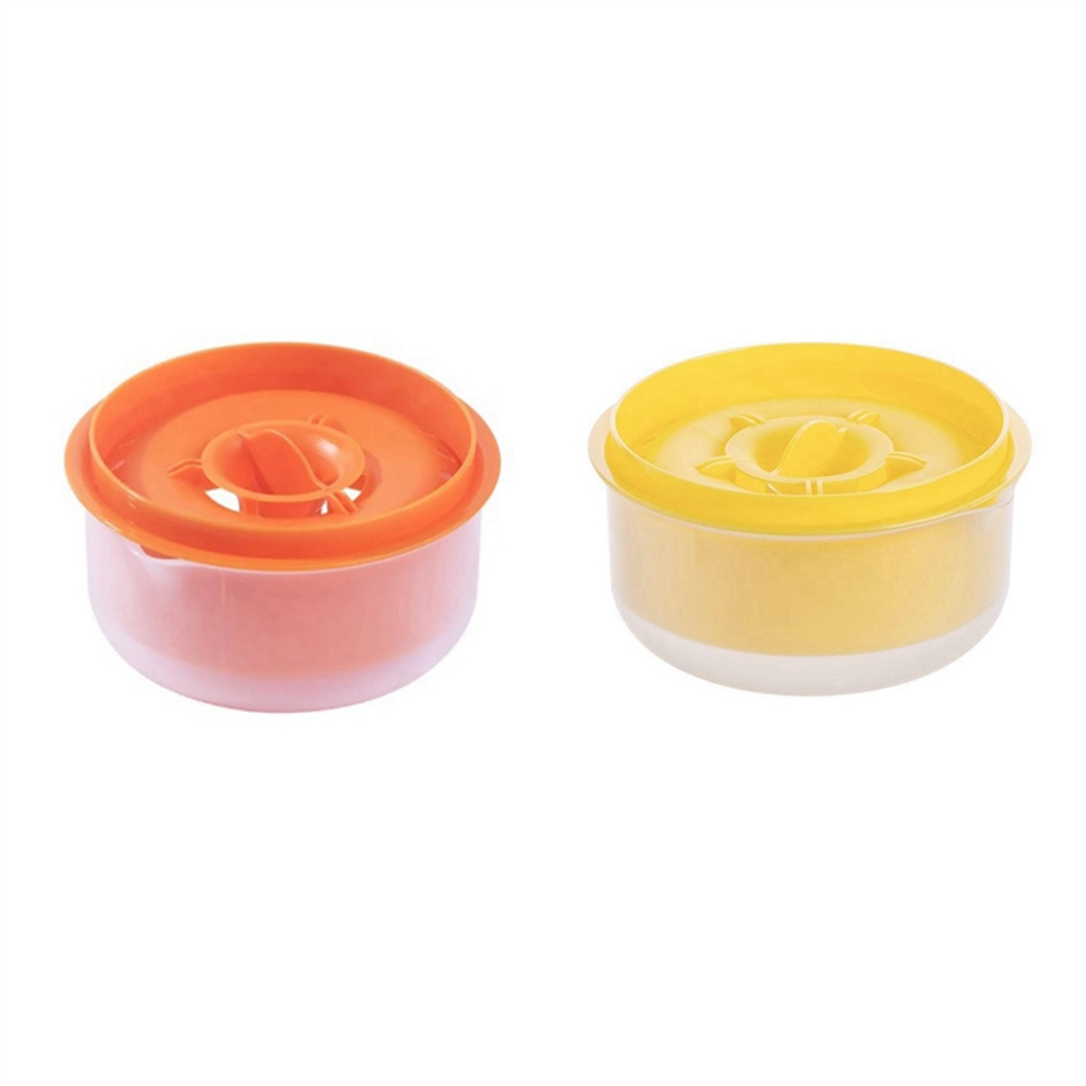 Egg Separator, White Mini Yolk Separate Up to 5 Eggs, Kitchen Tool for Home Bakery
