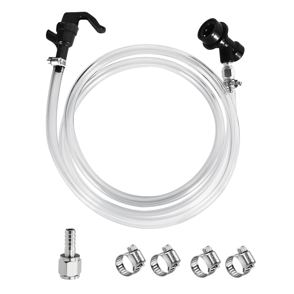 5 FT Ball Lock Beer Line Assembly Kit,Tubing Quick Disconnect for Cornelius Dispenser Soda