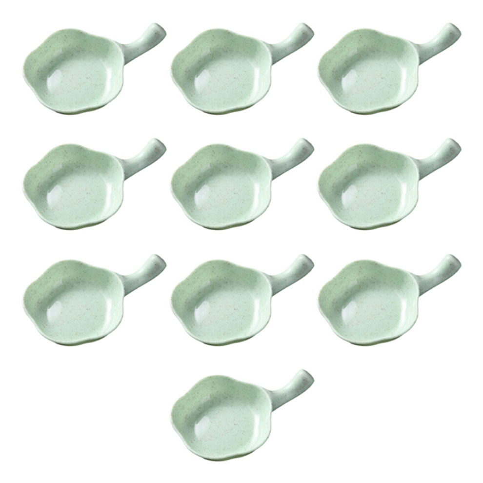 Seasoning Plate Dressing Tomato Sauce Dish Kitchen Bowl Handle Plates Serving Saucers for Green