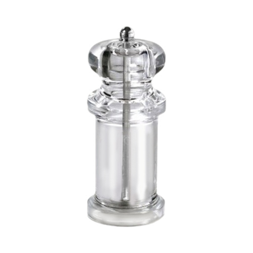 Clear Acrylic Grinder Chili Cumin Pepper Includes Mechanism and Premium Quality Sea Salt