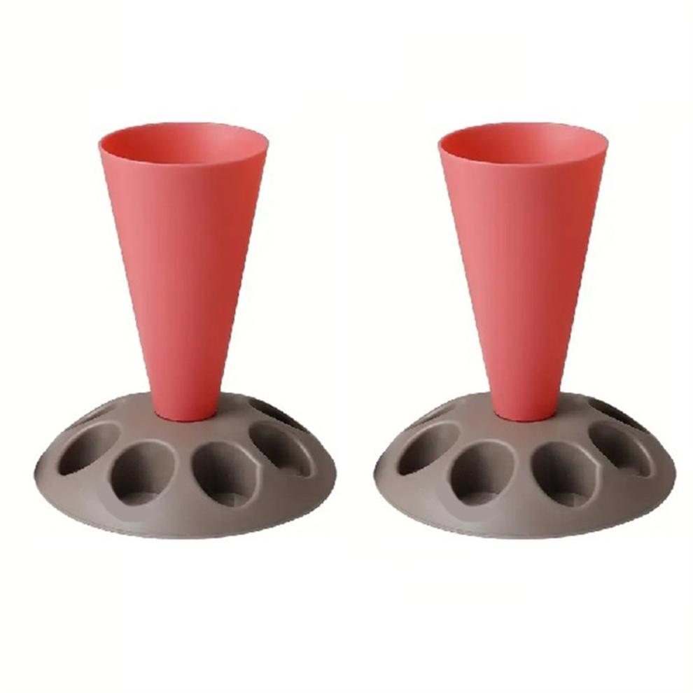 Mounting Bag Placing Rack Suitable for Filling Paper Bags. Decorative Bracket Baking Auxiliary Tool Red