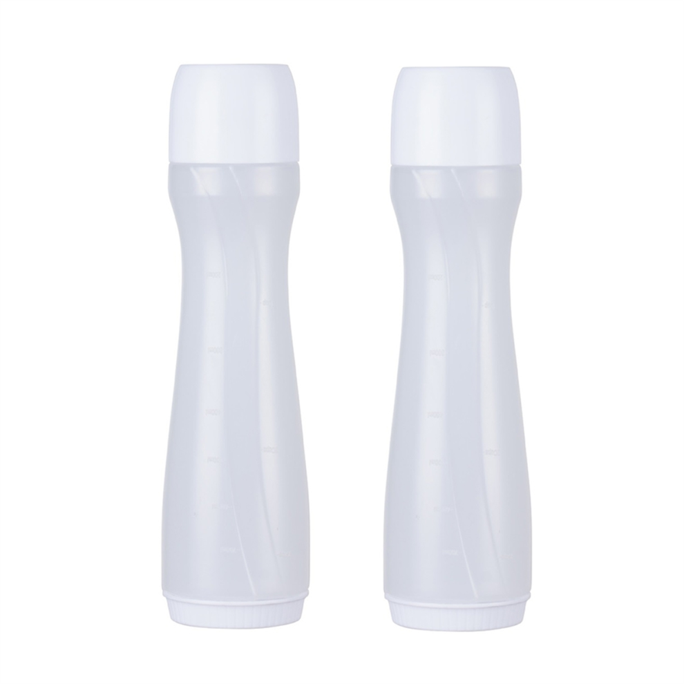 Pancake Distributor Manual Swinging Batter Mixing Bottle Cake Dispensing White