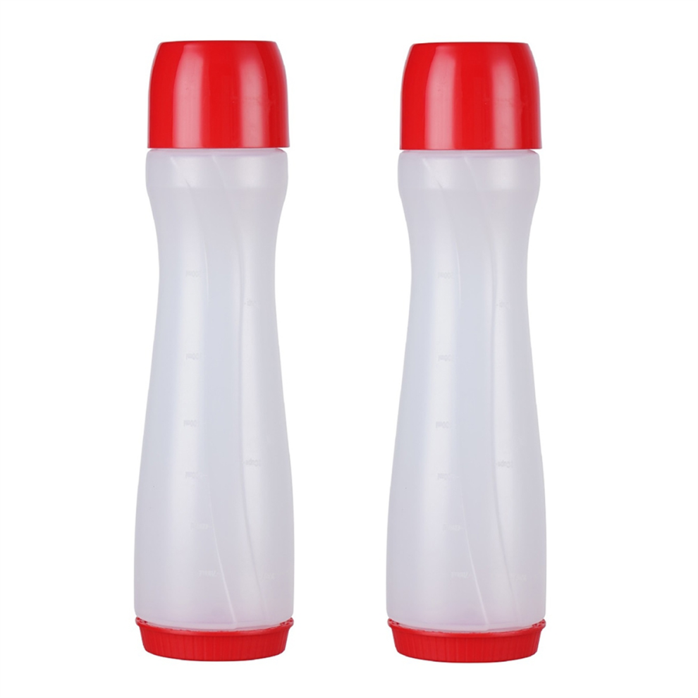 Pancake Distributor Manual Swinging Batter Mixing Bottle Cake Dispensing Red