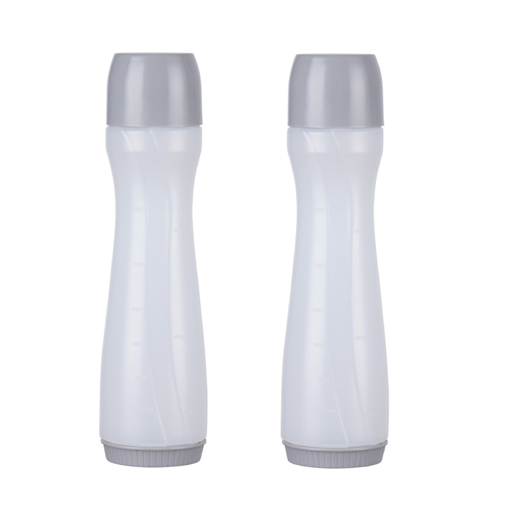 Pancake Distributor Manual Swinging Batter Mixing Bottle Cake Dispensing Gray