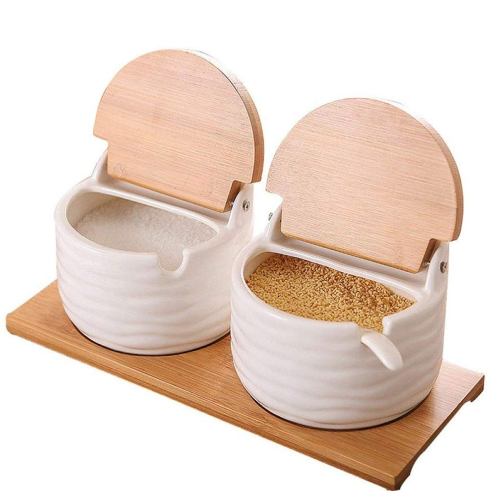 Seasoning Box Kitchen Jar Set Salt Sugar Chicken Essence Pepper Tank Jars