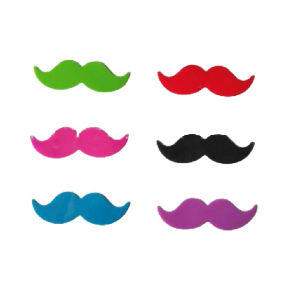 Silicone Glass Wine Label Recognizer Glasses Tea Cup Marker Party Supplies Beard