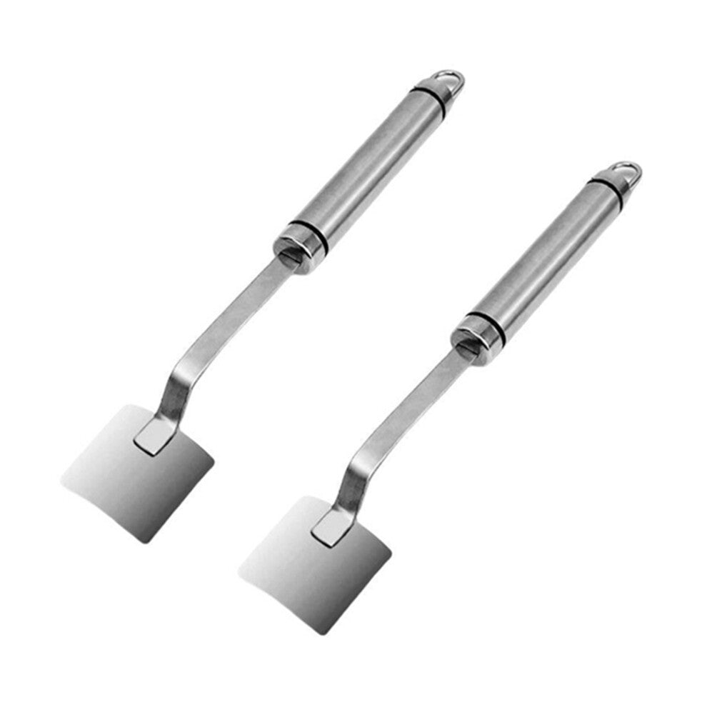 Long Handle Stainless Steel Corn Stripping Tool, Peeler for on the Cob, Cob Stripper 2pcs