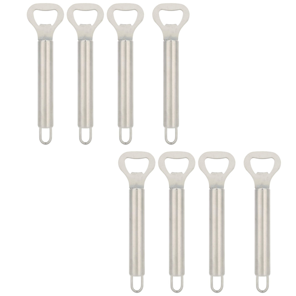 8PCS Mini Portable Stainless Steel Manual Opener Beer Bottle Lids Kitchen Accessories