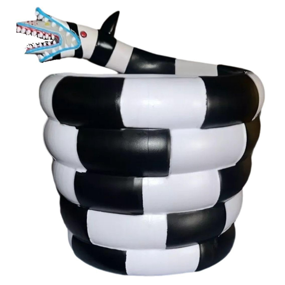Fun Popcorn Bucket Sandworm Bucket, Horror Halloween Bowl Collectibles Decoration Theme