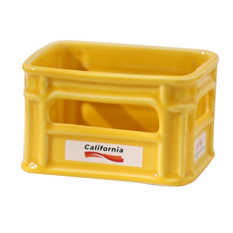 Ceramic High-Value Snack Bowl Living Room Household Fruit Coffee Shop Basket Popcorn Potato Chips A