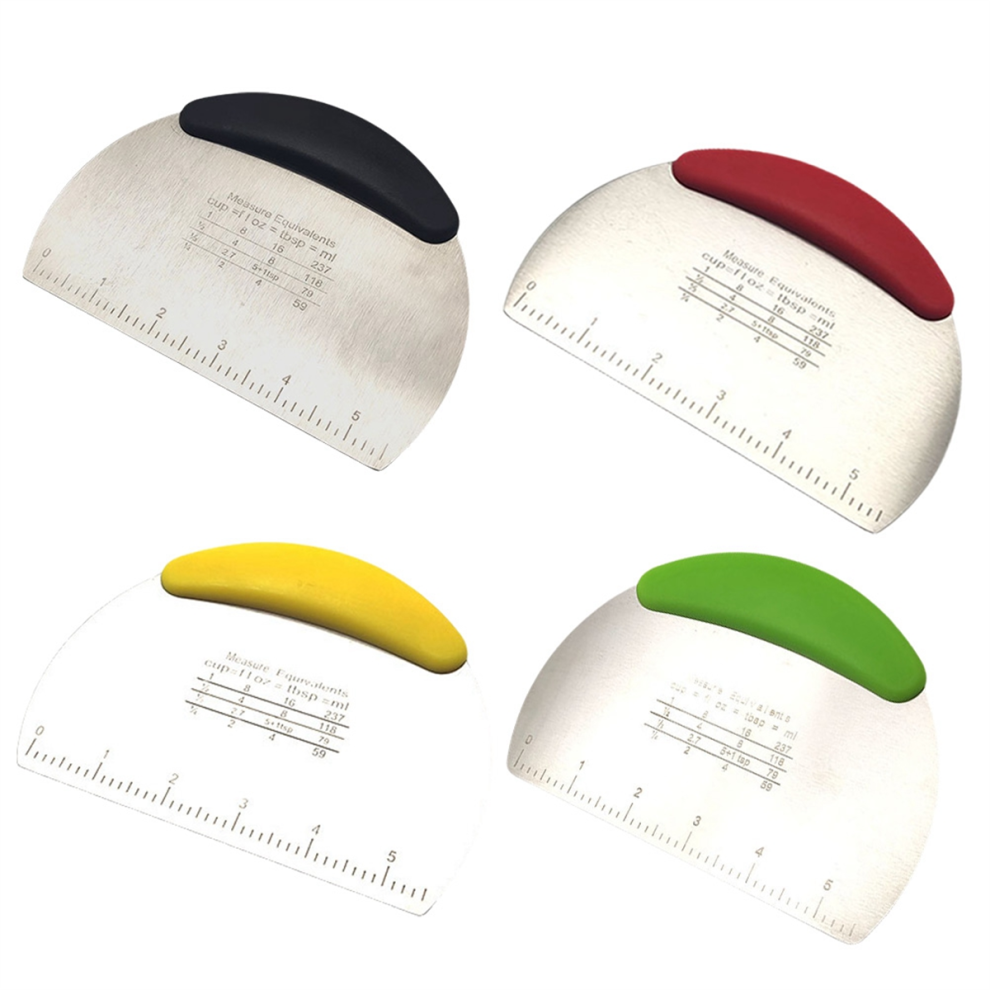 Stainless Steel Pastry Cutter Flour Cake Separation Dough Pizza Comfortable Handle Kitchen Tool