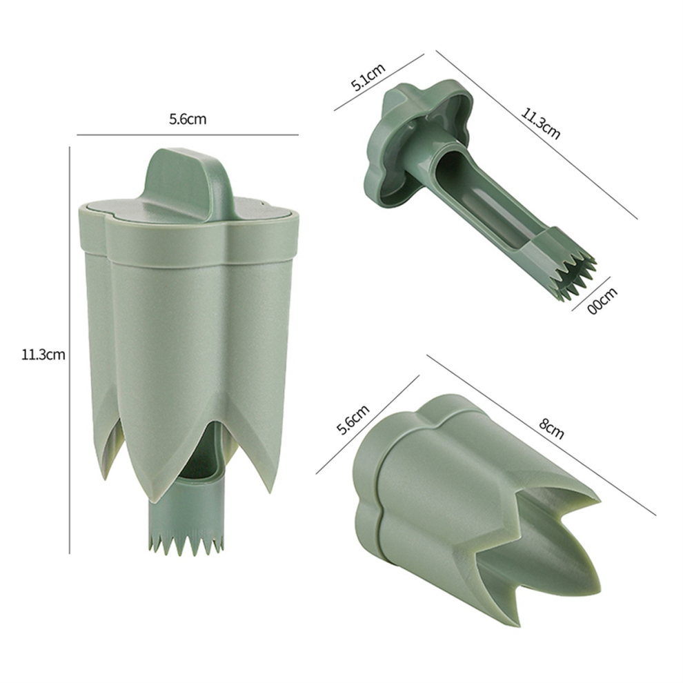 3pcs Fruit Pepper Corer Color Seed Removing Tool Portable Kitchen Utensil Vegetable Coring