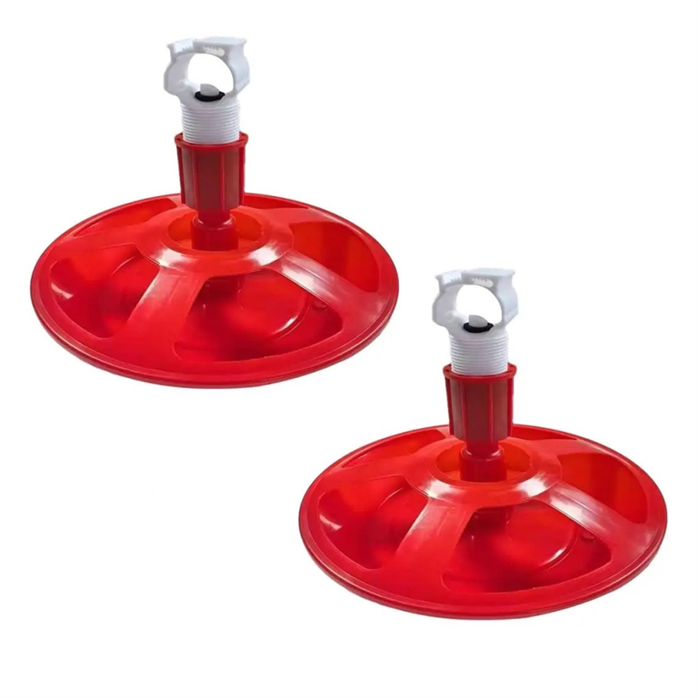 Chicken Water Feeder Poultry Waterer Dispenser Watering Cups Drinker Duck