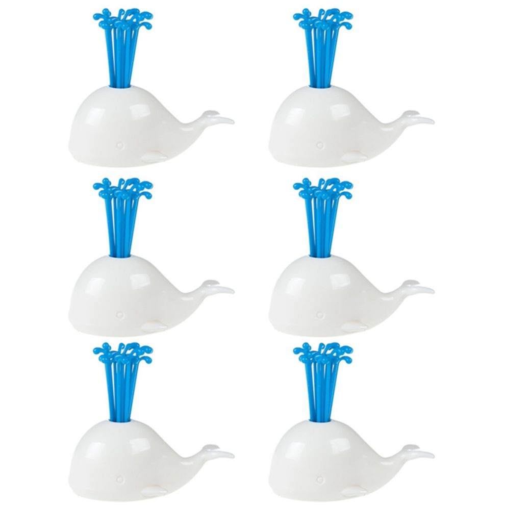 Cute Whale Fruit Fork Animal Pick Kitchen Supplies Stick