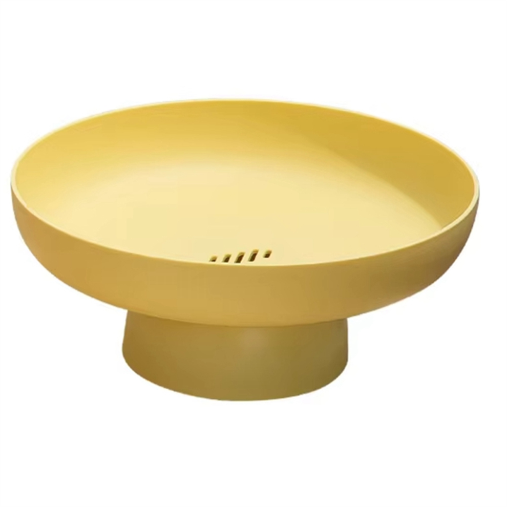 Fruit Storage Rack Removable Bottom Drainer Basket Candy Plate Home Organizer Kitchen Tool for Vegetable Food Tray B