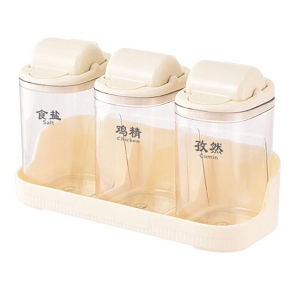 Wall-Mounted Kitchen Seasoning Jar Outdoor Portable Barbecue Spice Bottle Salt and Pepper B