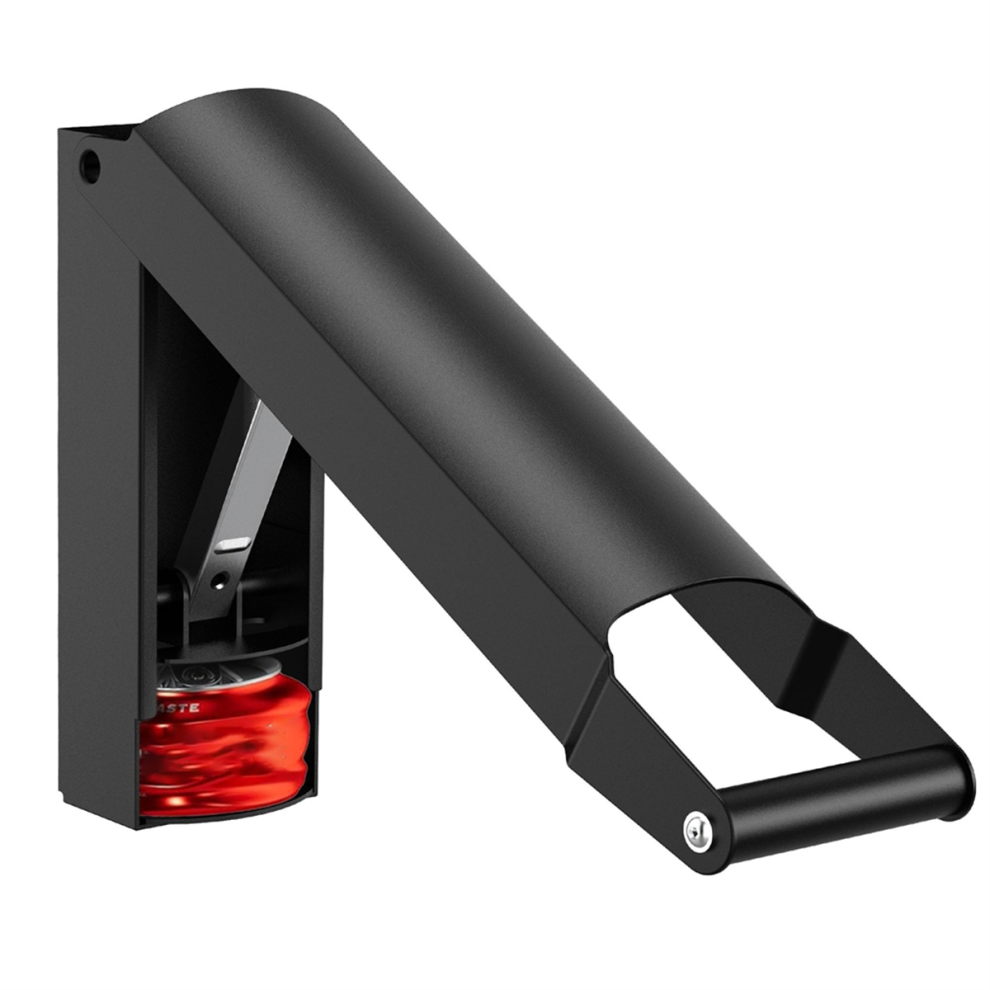 Can Crusher Wall-Mounted,Can Heavy Duty for 8-12-160Z, Recycling Aluminum Soda,Beer Cans Bottles