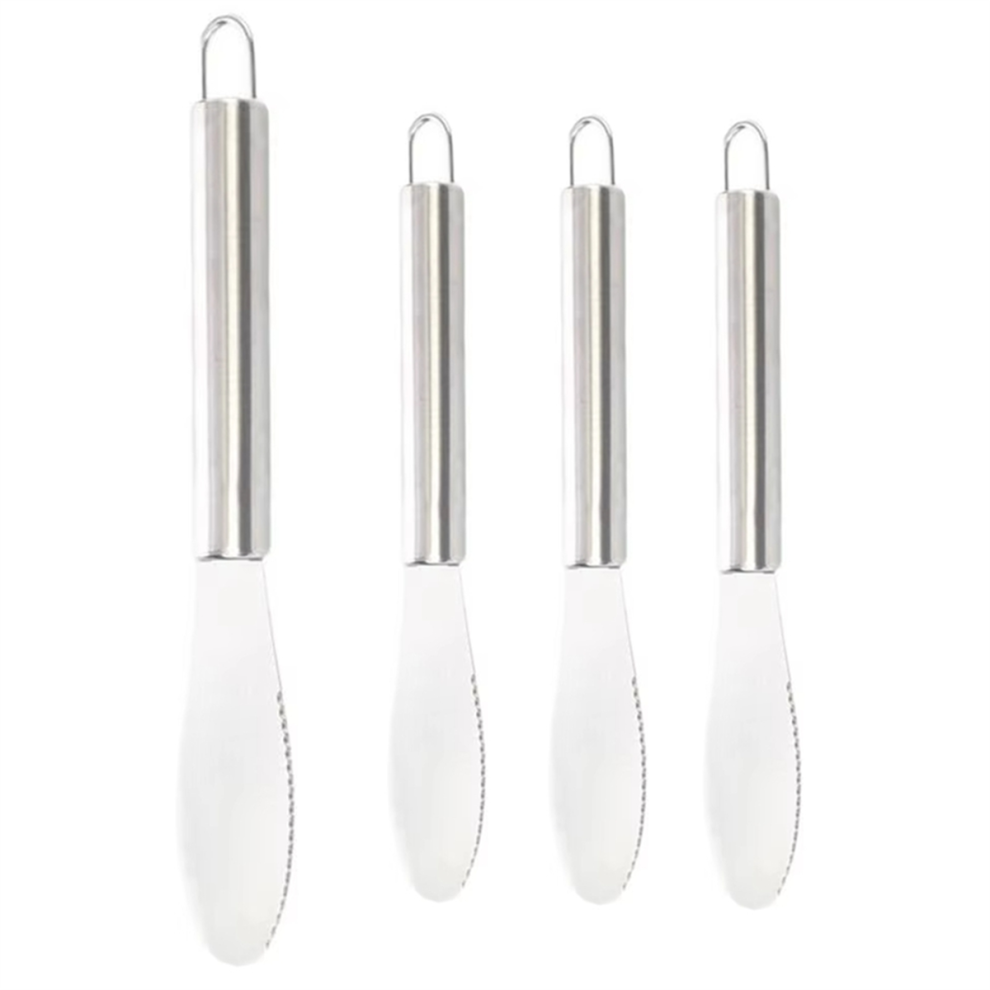 Spreader Knives Cold Butter Stainless Cheese Charcuterie Utensils for Condiments Jam Pastry Making