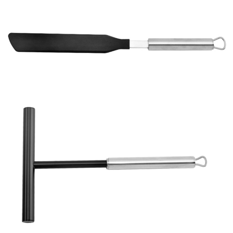 Crepe Spreader Spatula Set Pan Making Tools Batter Kitchen Utensils Stainless Steel Spreading