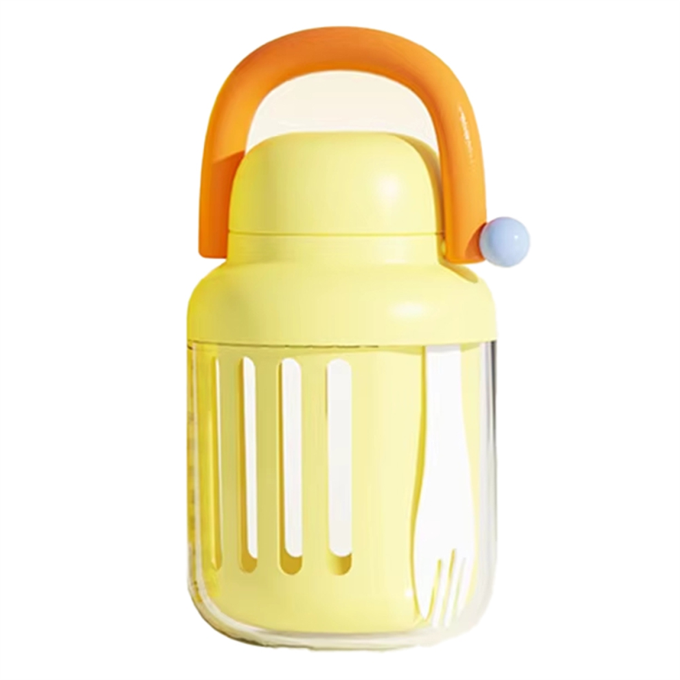 Multifunctional Salad Cup - Portable Freshness Container for Yogurt, and Overnight Oats, Ideal Healthy Eating A