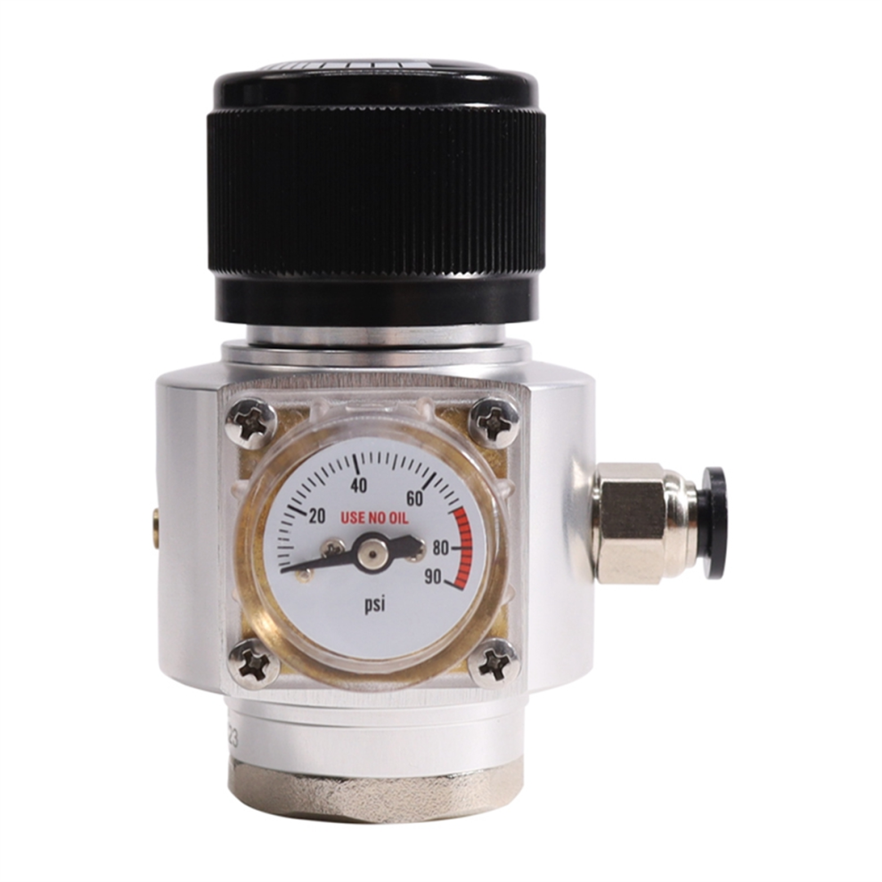 Mini Gas Regulator Soda Co2 Charger 0-90PSI for Maker Beer Bottle TR21-4 C
