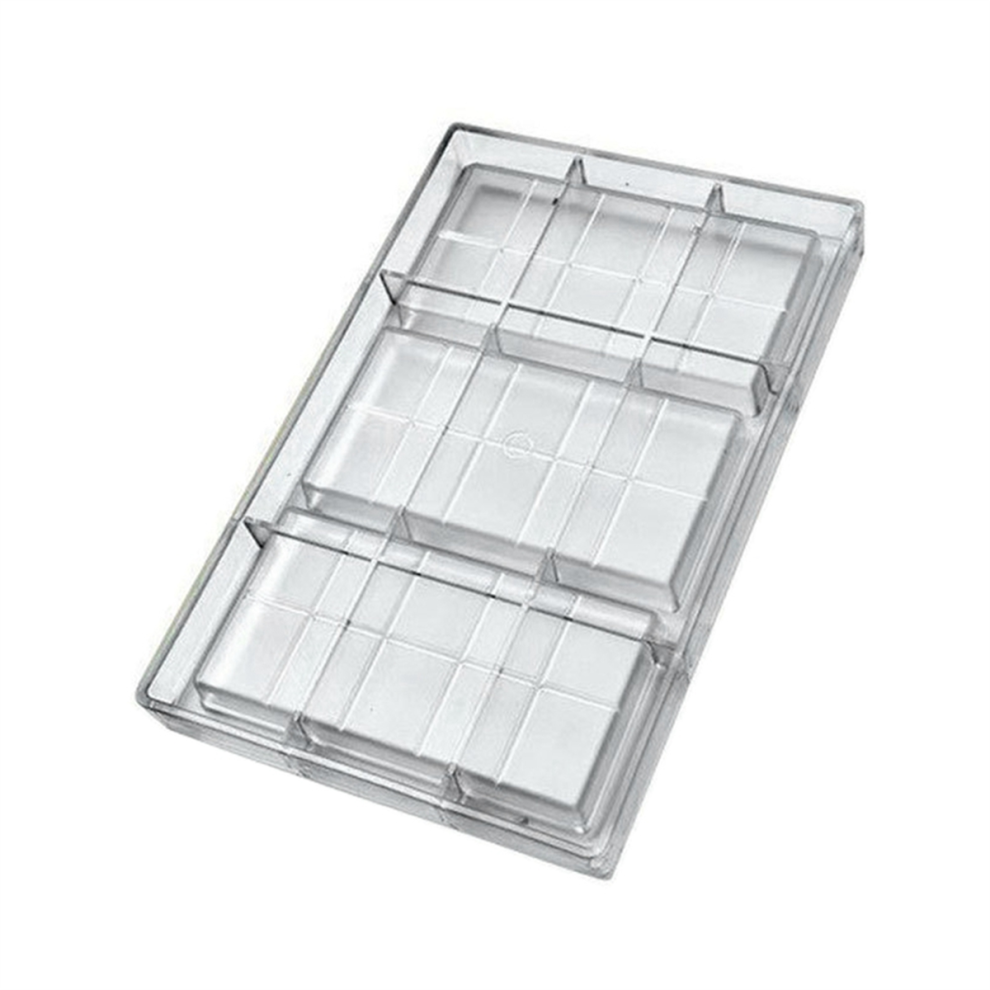 Polycarbonate Chocolate Bar Mold for Candy Making, Baking and Snacks, Appliance Professional Bakery.