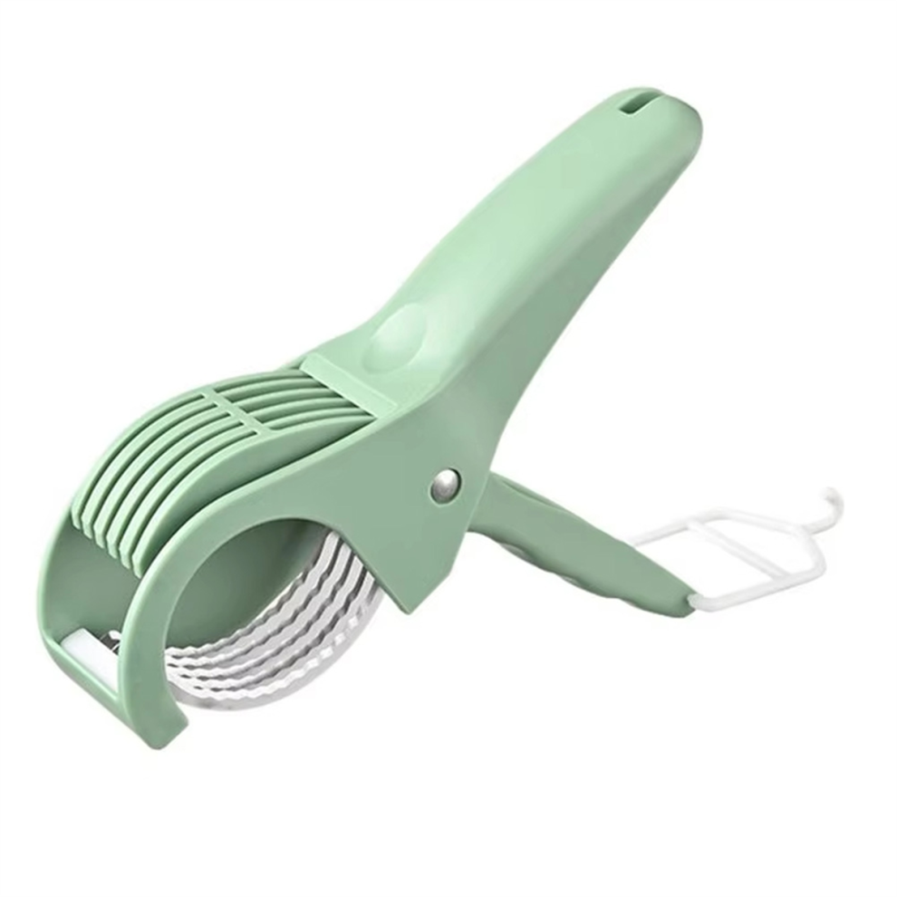 Portable Salad Cutter Chopper - Manual Fruit & Vegetable Slicer, Kitchen Gadget for Easy Chopping, Slicer Tool A