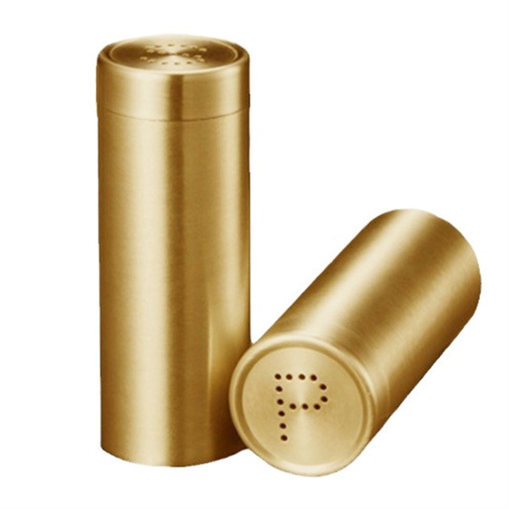 Stainless Steel Seasoning Bottle Set Kitchen for Cooking Reusable