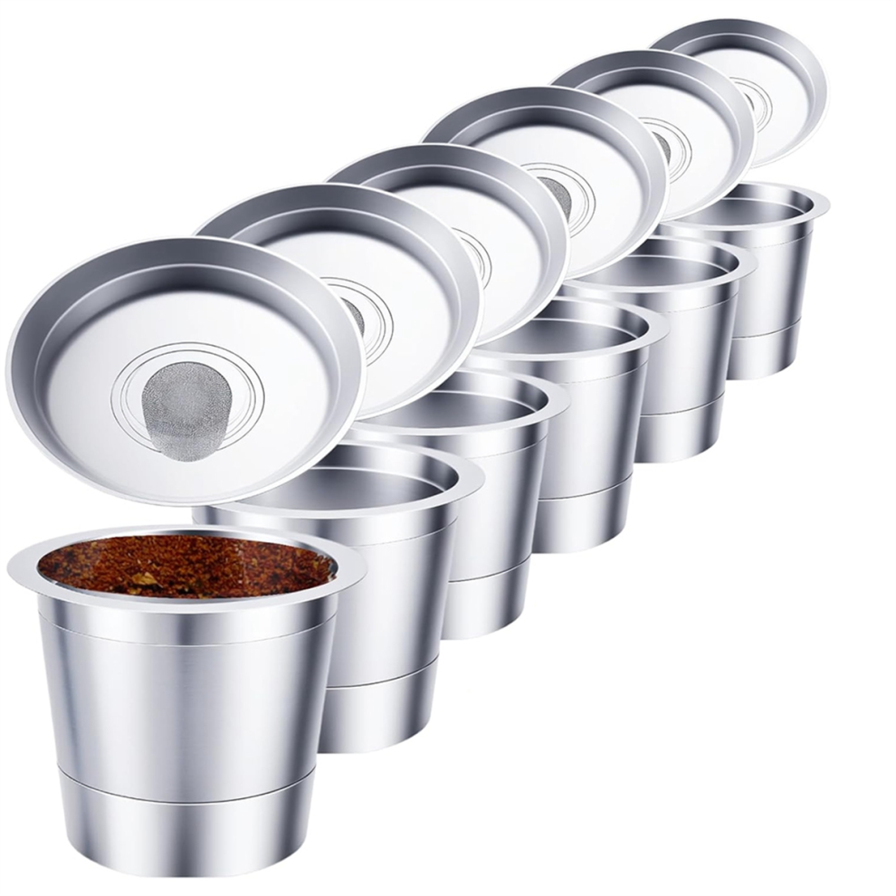 6 PCS Reusable K Cups for , Stainless Steel Pods Coffee Filter, Refillable 1.0