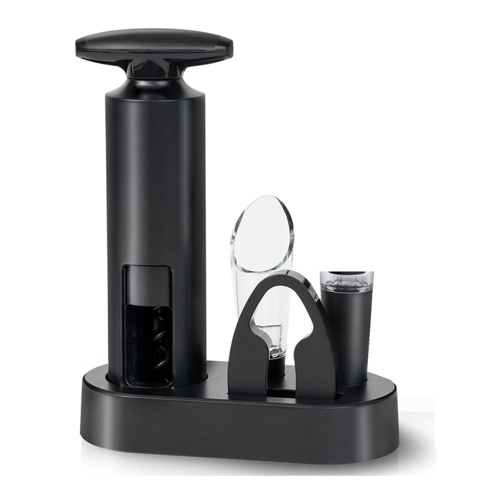Wine Opener Set, Corkscrew Bottle Set with Foil Cutter, Pourer, Vacuum Stopper, Wines