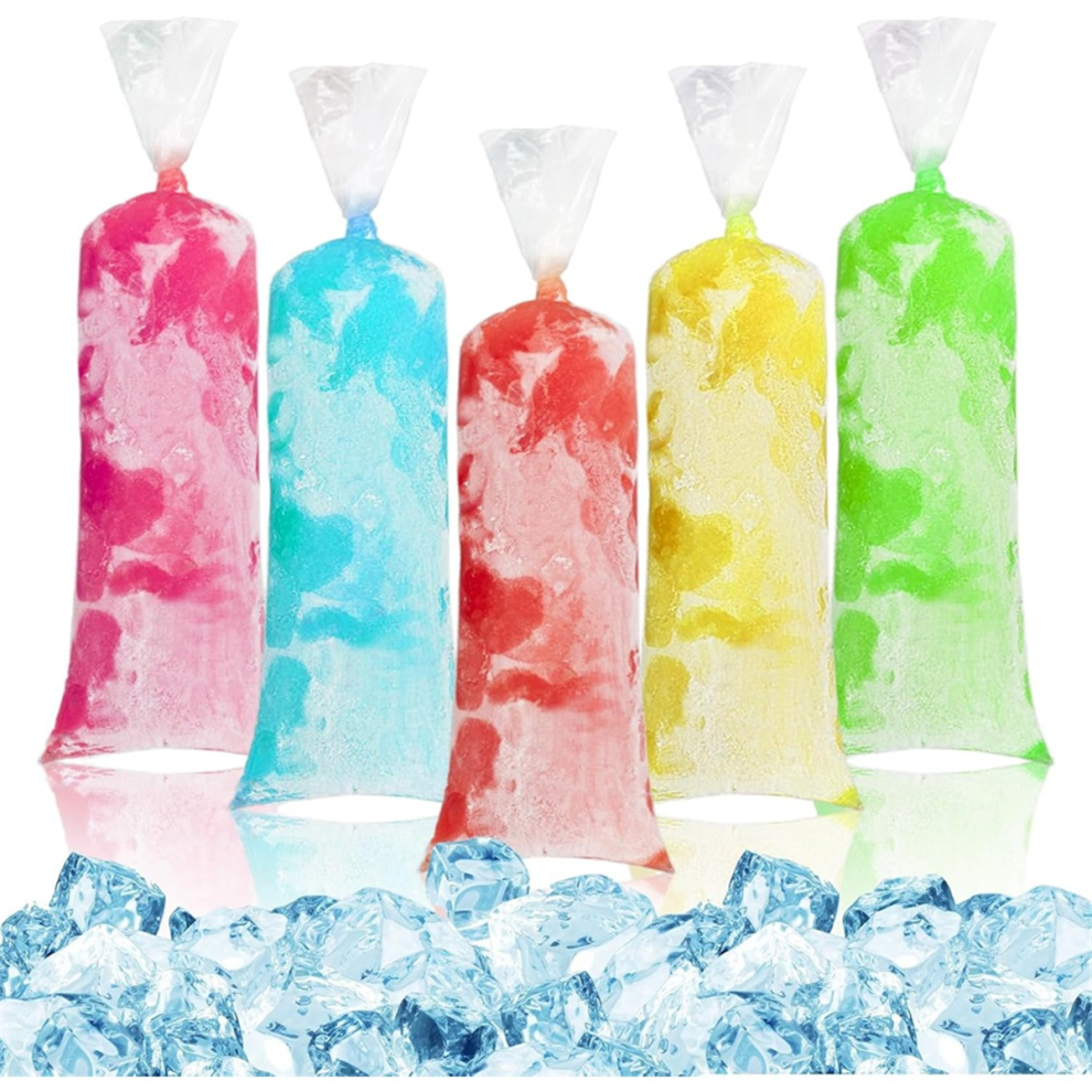 500 Ice Candy Plastic Bags - 4x12 Bolsas Para Bolis de Hielo Mexicanos Freeze Icepop Popsicle Mold Smoothie