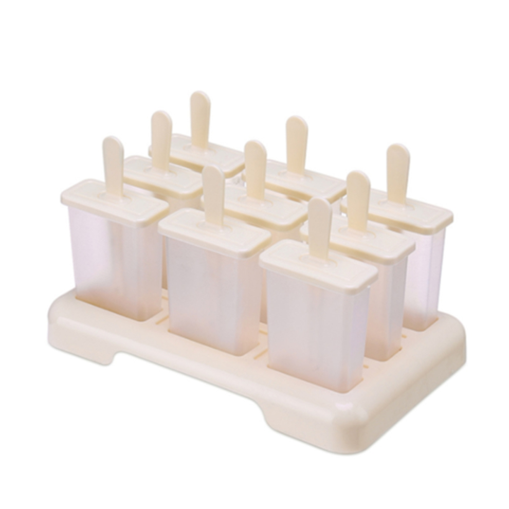 Ice Cream Popsicle Mold Machine Homemade Box with Plastic Stick Ice-Lolly Tray Kitchen Gadgets